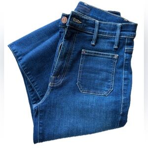 Mother Denim Patch Pocket Insider Flood Jean